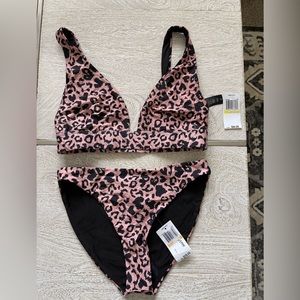 BeachRiot Animal Print bikini Set Medium and Small